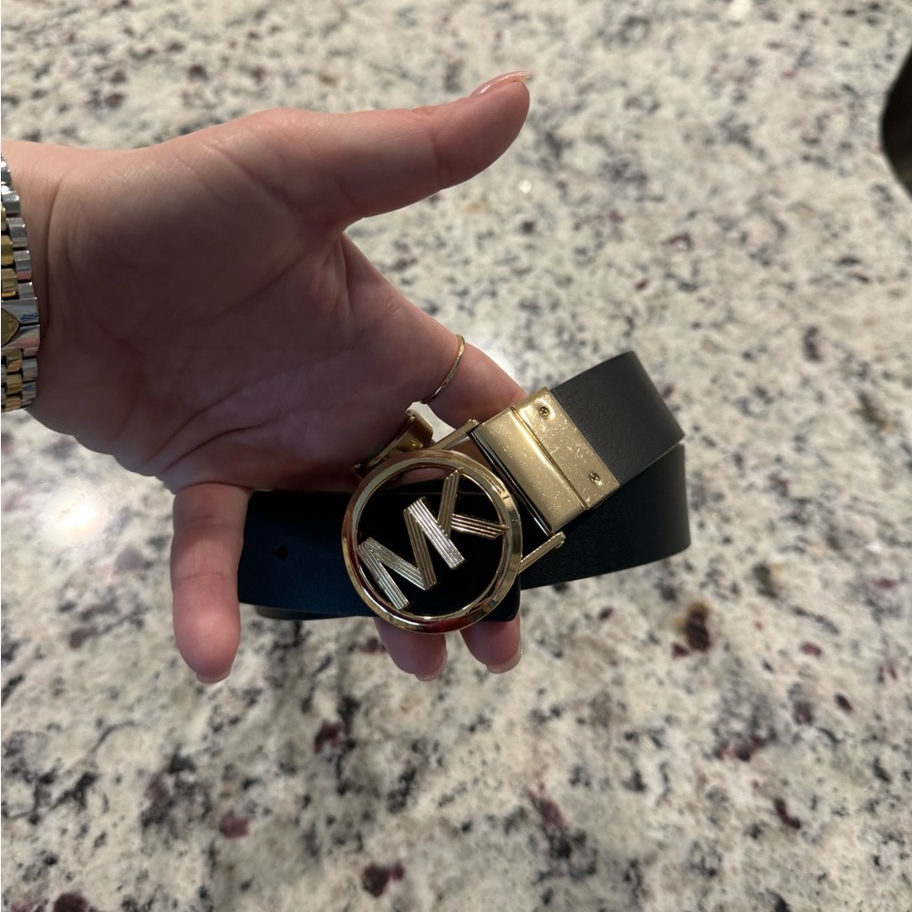 Michael Kors belt - black and brown reversible
